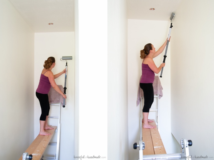 How to Paint Tall Walls a Houseful of Handmade