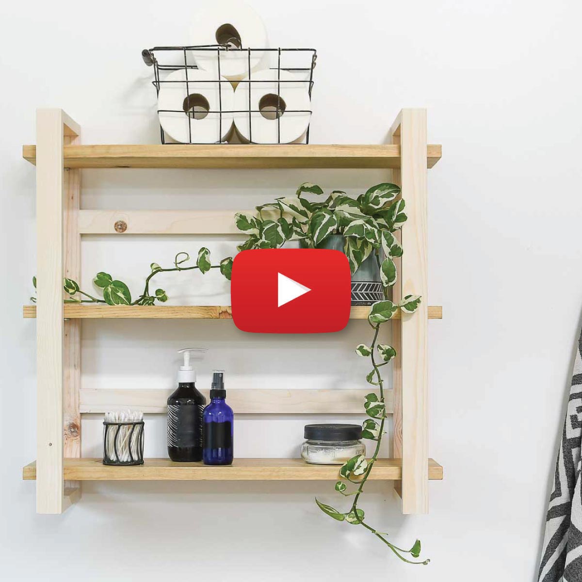 Easy To Build Wall Shelves Video Houseful Of Handmade