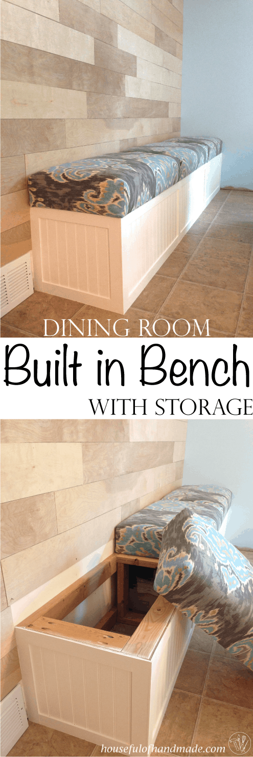 Dining Room Built In Bench With Storage