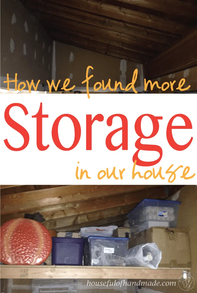 How we found more storage in our house | Houseful of Handmade