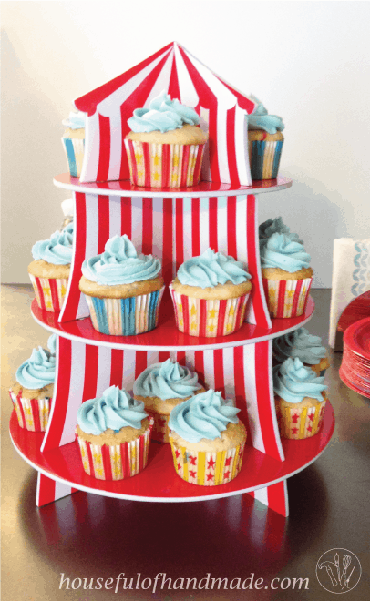 Carnival themed birthday party from Houseful of Handmade