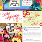 Teacher Appreciation Week gift ideas shown in collage