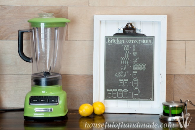 Printable kitchen conversion charts make cooking easier! Four colors to choose from. Download at Housefulofhandmade.com.