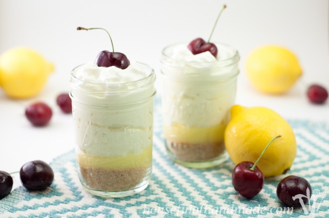 A light-as-air Lemon Burst Parfait is perfect for summer. Recipe from Houseful of Handmade.