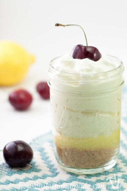 A light-as-air Lemon Burst Parfait is perfect for summer. Recipe from Houseful of Handmade.