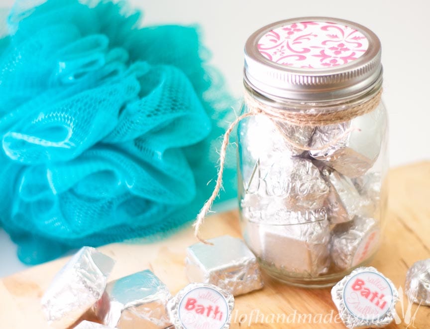 Homemade Salted Bath Truffles - a Houseful of Handmade