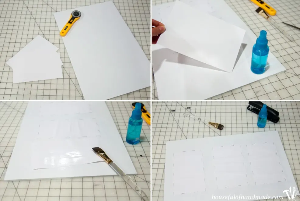 stretching paper for watercolor cards