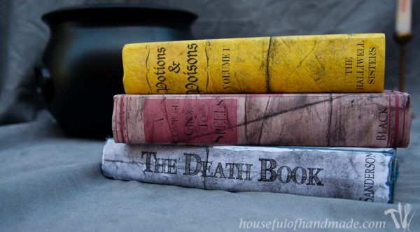 Printable Halloween Book Covers - Houseful of Handmade
