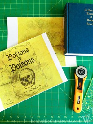 Printable Halloween Book Covers - Houseful of Handmade