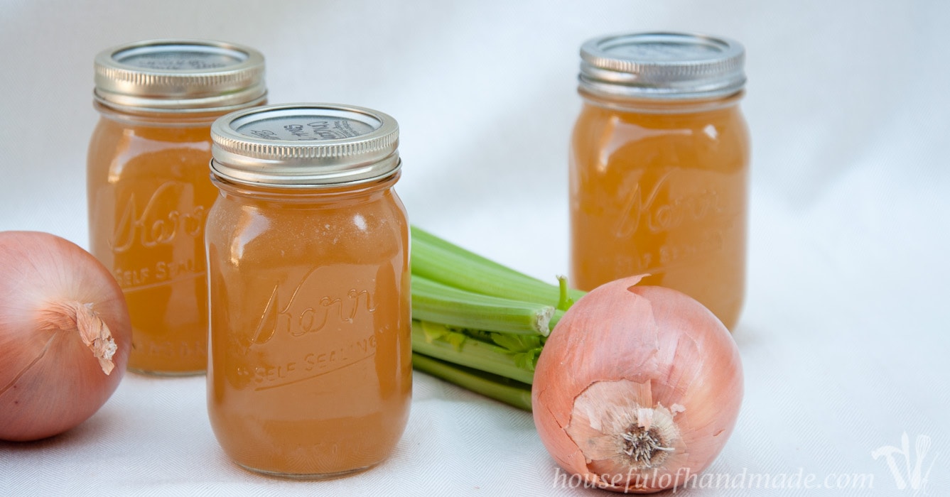 How to Make and Preserve Chicken Stock for Only Pennies Houseful of