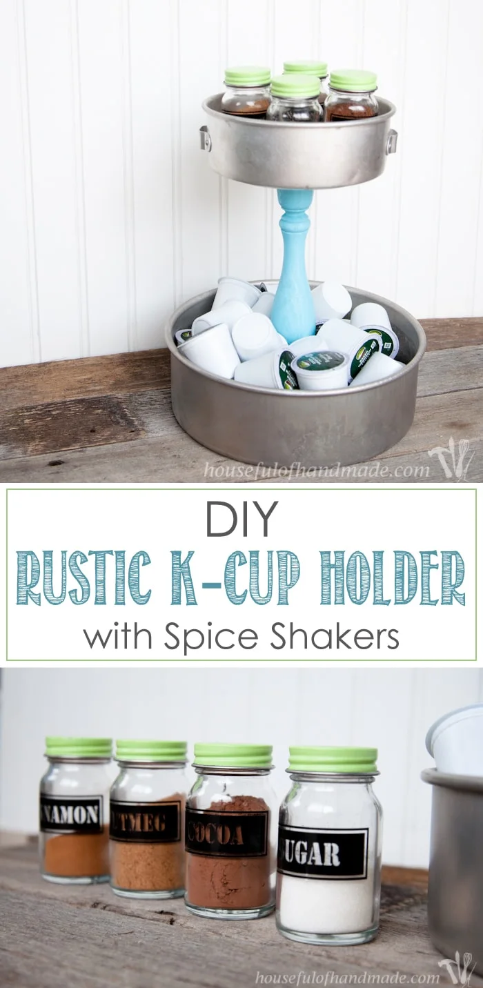 K-cup Holder With Two Sections -   Diy coffee station, Coffee storage,  Diy coffee