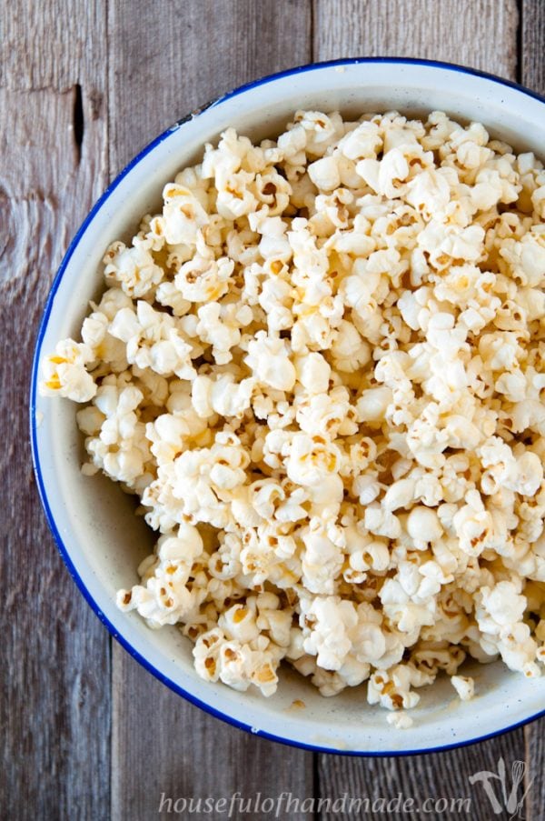 Brown Butter & Honey Popcorn - Houseful of Handmade