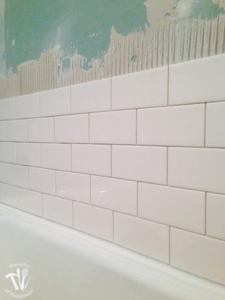 Master Bathroom Remodel: What I Learned about Tiling - Houseful of Handmade