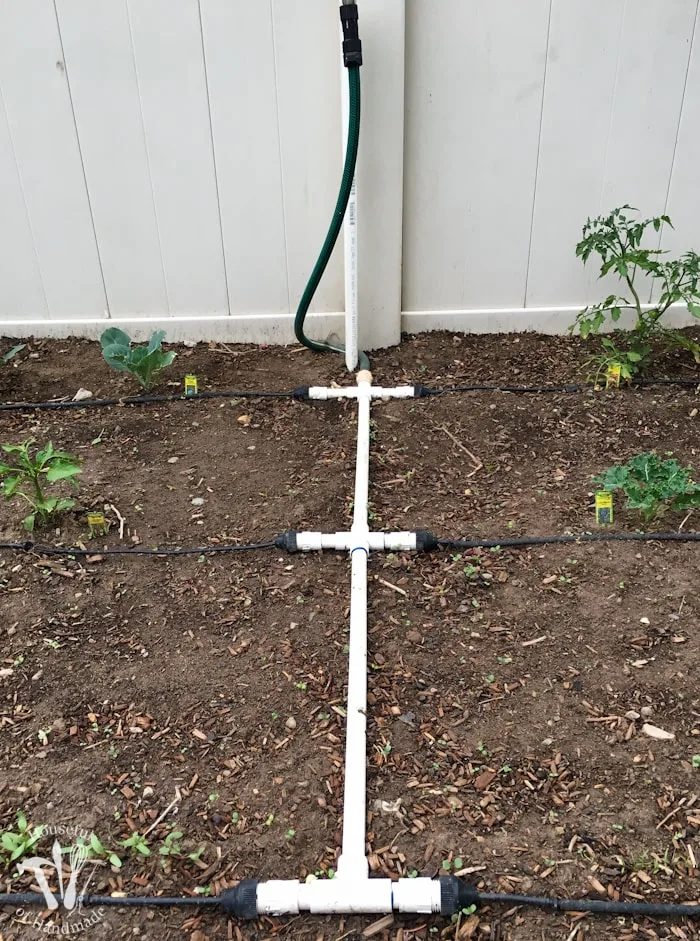 How to Install a Drip Watering System for the Garden - Houseful of