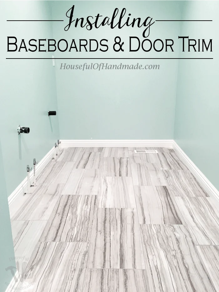 Installing Baseboards And Door Trim, How To Attach Quarter Round Bathtub