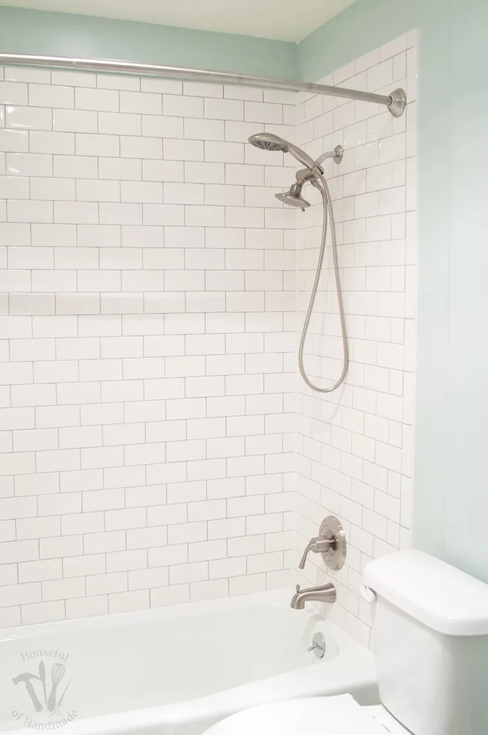 Master Bathroom Remodel Installing New, How To Install Bathtub Shower Head