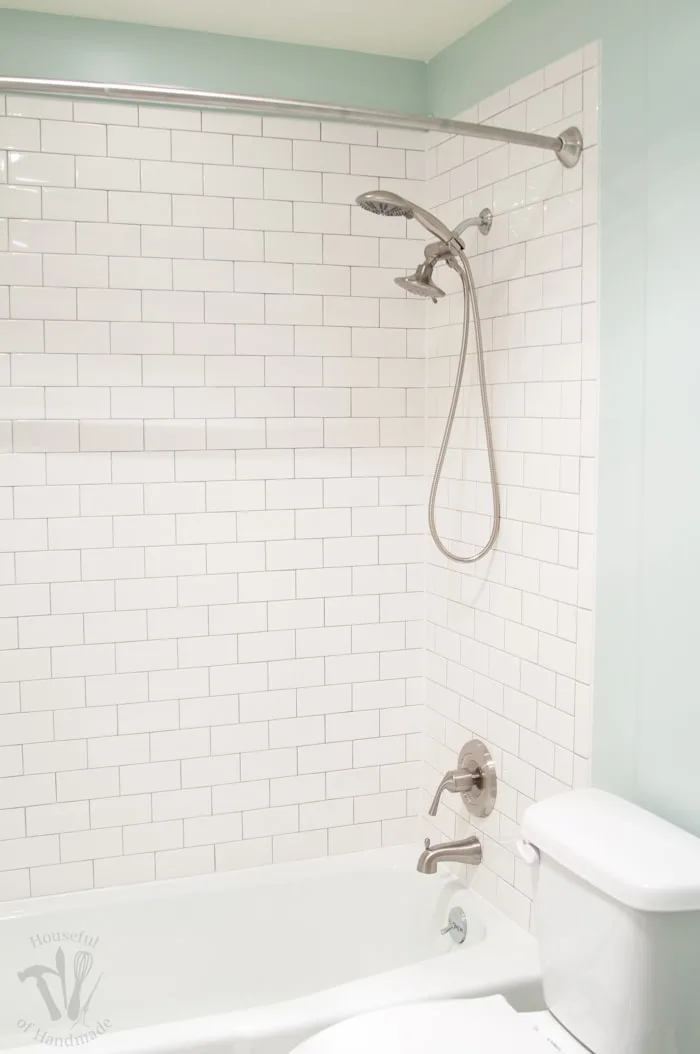 I thought installing new tub & shower fixtures would be easy, boy was I wrong! Before you start your own bathroom remodel you want to read what I learned about tub & shower trim and valves. | Housefulofhandmade.com