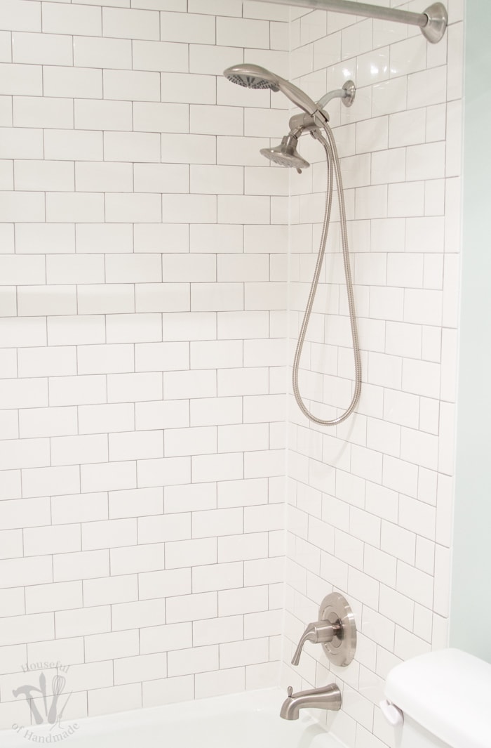 I thought installing new tub & shower fixtures would be easy, boy was I wrong! Before you start your own bathroom remodel you want to read what I learned about tub & shower trim and valves. | Housefulofhandmade.com