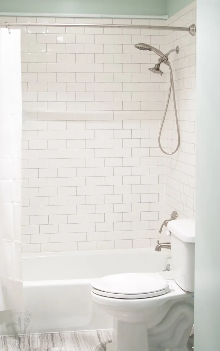 I thought installing new tub & shower fixtures would be easy, boy was I wrong! Before you start your own bathroom remodel you want to read what I learned about tub & shower trim and valves. | Housefulofhandmade.com