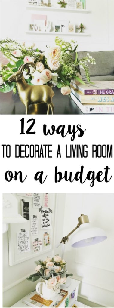 These tips are exactly what I needed! Just because you don't have a big budget, doesn't mean you can't have a designer home. Check out these 12 tips for decorating a living room on a budget. | Housefulofhandmade.com