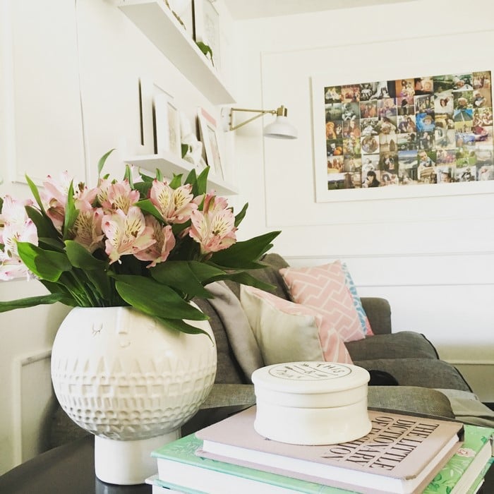 These tips are exactly what I needed! Just because you don't have a big budget, doesn't mean you can't have a designer home. Check out these 12 tips for decorating a living room on a budget. | Housefulofhandmade.com