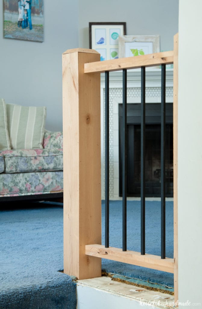 Updating Old Railings without Removing Them - Houseful of Handmade