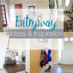 A entryway is the first thing guests see when they come to your home. Create the perfect space with these beautiful entryway ideas and inspiration. | Housefulofhandmade.com