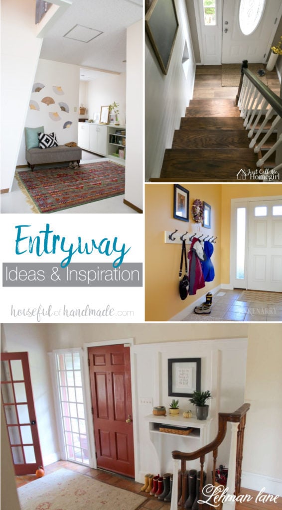 A entryway is the first thing guests see when they come to your home. Create the perfect space with these beautiful entryway ideas and inspiration. | Housefulofhandmade.com