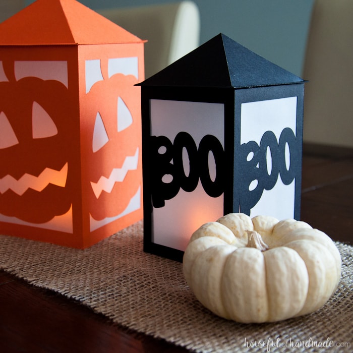 DIY Paper Halloween Lanterns