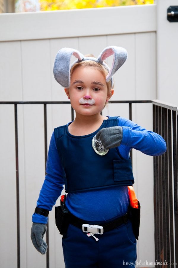 Officer Judy Hopps Halloween Costume - Houseful of Handmade