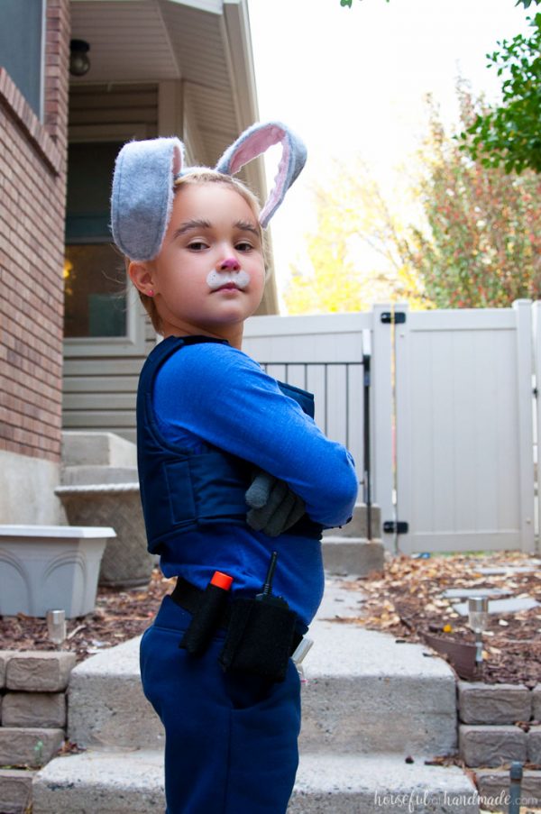 Officer Judy Hopps Halloween Costume - Houseful of Handmade