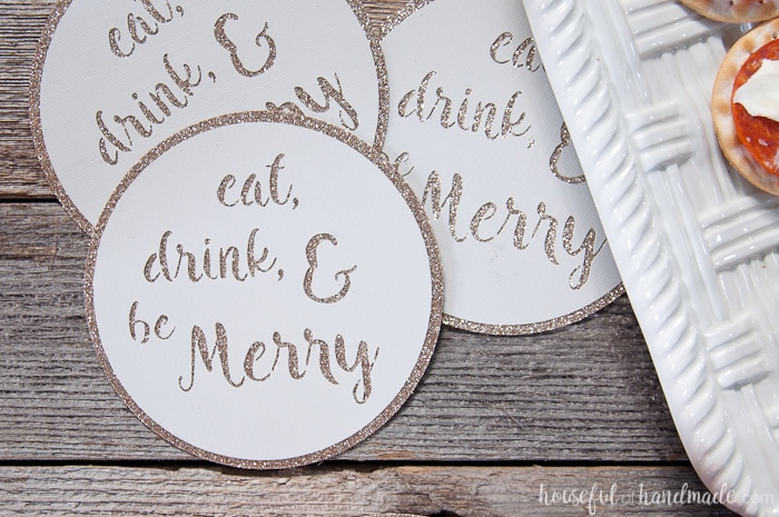 DIY Drink Coasters a Virtual Cocktail Party Crafting my Home