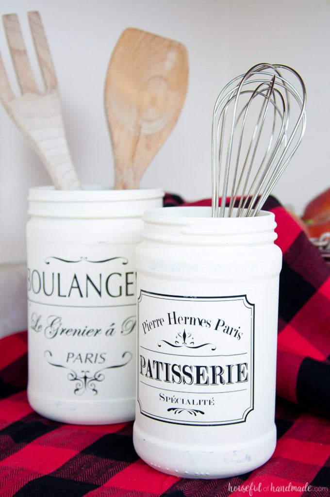 The DIY (and Charming!) Way to Permanently Label Glass Kitchen Canisters