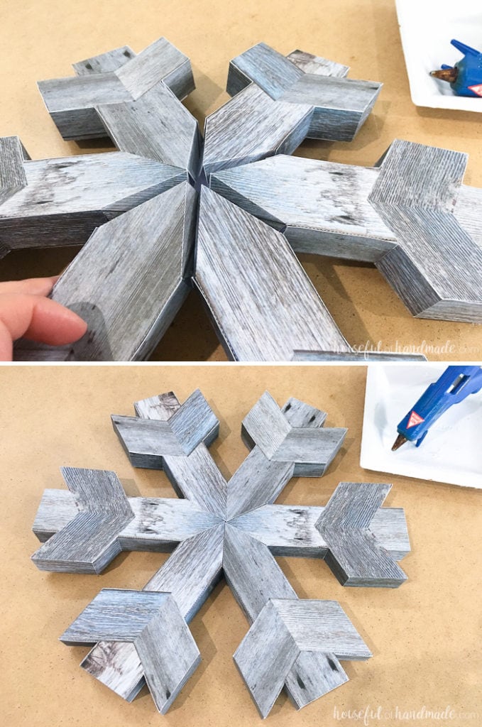 Wooden Snowflake