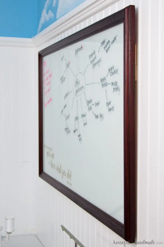 Easily Make a Large DIY Dry Erase Board