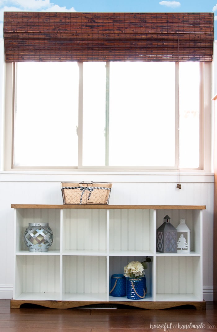 Farmhouse Console Table DIY from Cube Bookcase - Page 2 of 