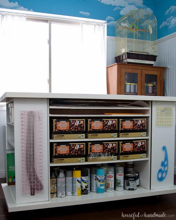 DIY Pull-out Cabinet For Dog Food Storage - Handmade Weekly