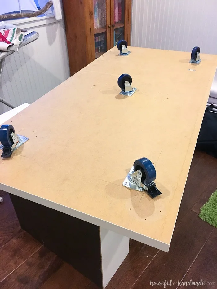 Large Craft Table DIY Tutorial - DIY Magazine