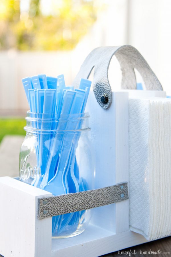 DIY Utensil Caddy with Mason Jars Houseful of Handmade