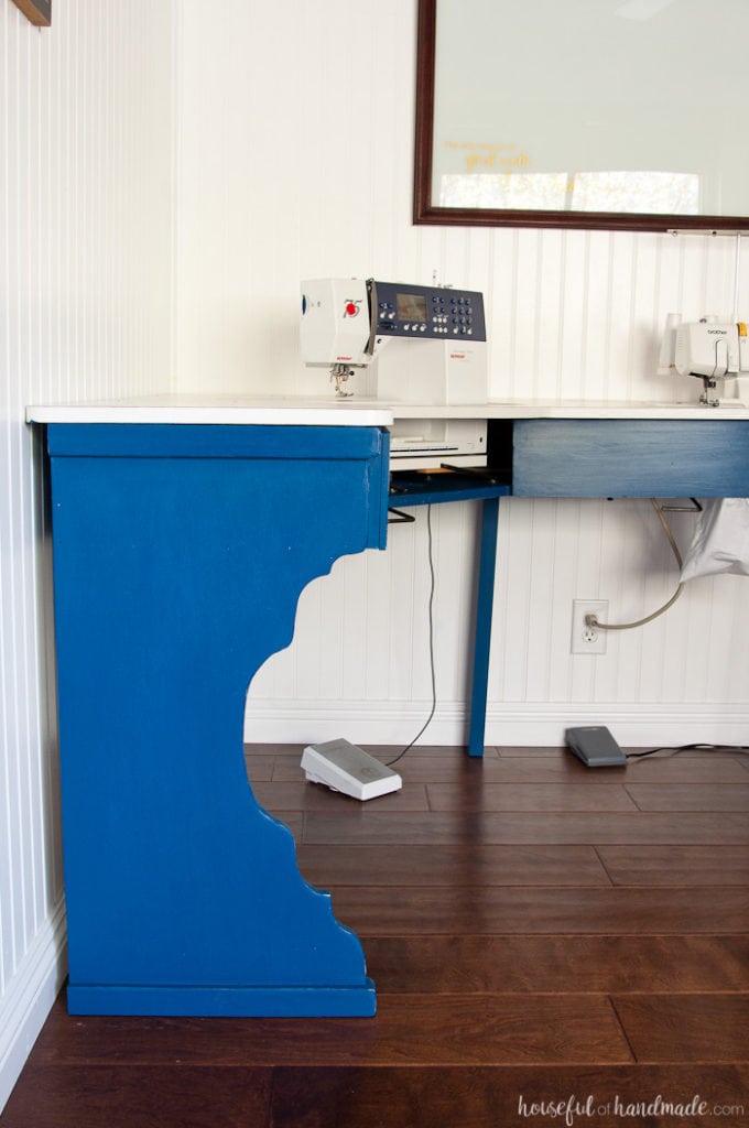 Sewing Machine Table Makeover Houseful of Handmade