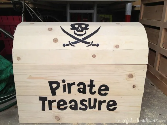 DIY Treasure Chest Toy Box - Houseful of Handmade