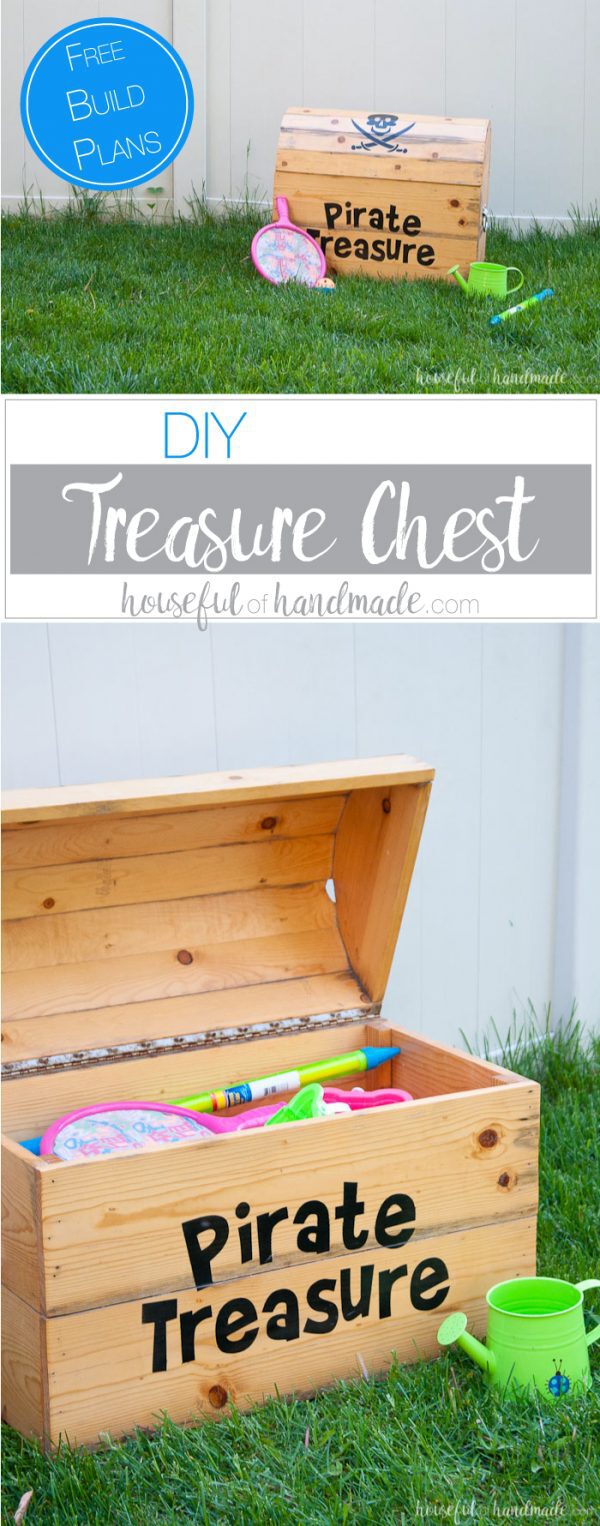 DIY Treasure Chest Toy Box Houseful of Handmade