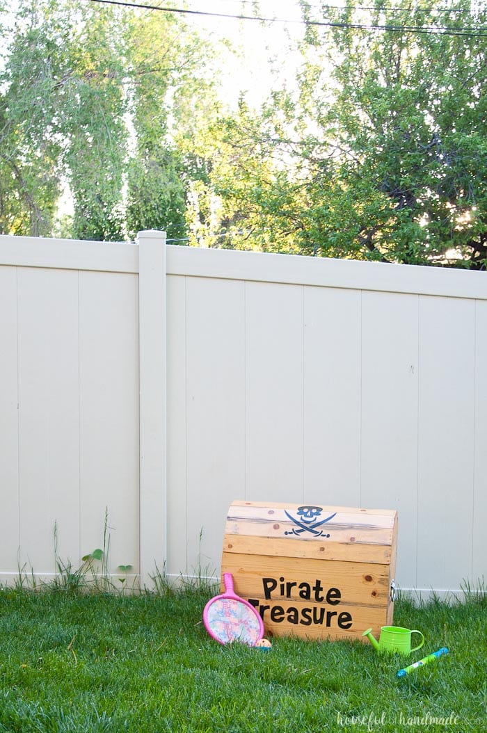 treasure chest toy box cardboard