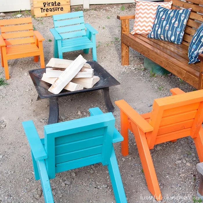 Easy Diy Kids Patio Chairs Houseful Of Handmade - Diy Patio Chairs Wood