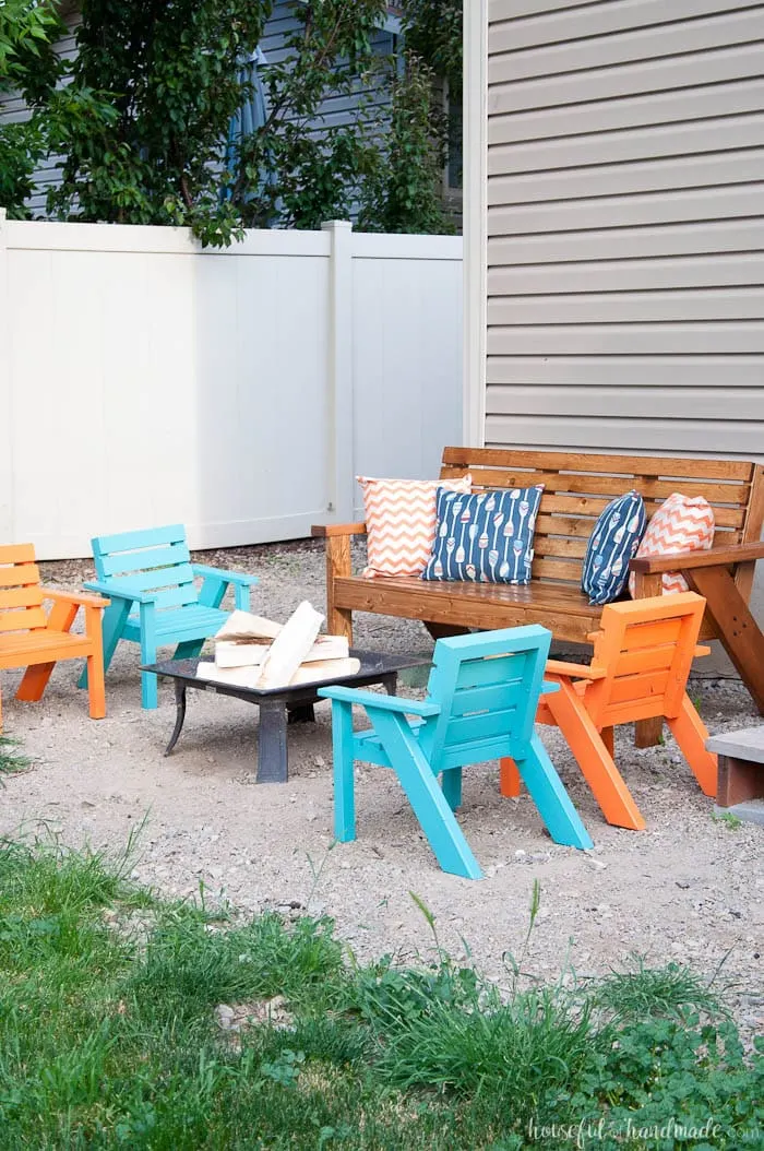 Easy DIY Kids Patio Chairs Houseful of Handmade