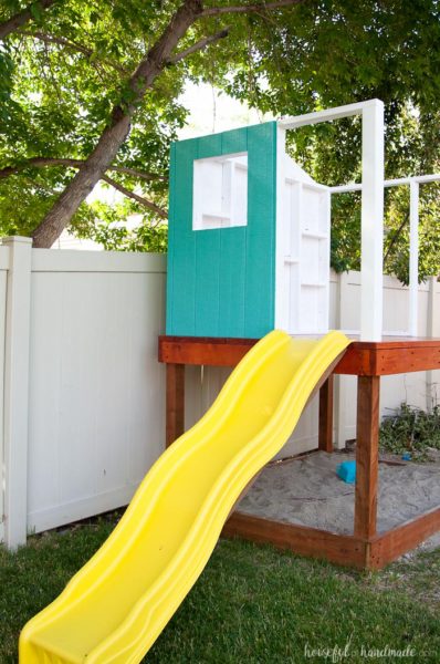 Our DIY Playhouse: The Walls - Houseful of Handmade