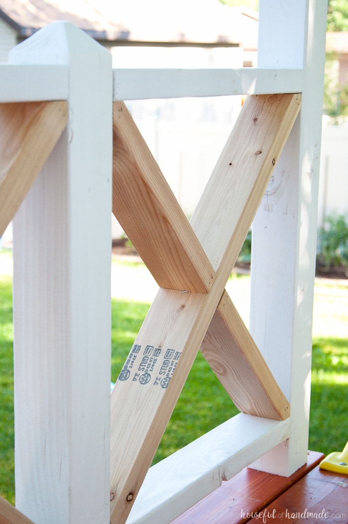 Our Diy Playhouse The Railing Houseful Of Handmade