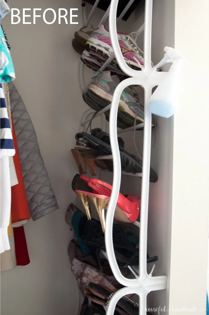 Can you transform an entire room with only $100 in just 1 month? You bet you can! This month I will be creating a DIY custom master closet for lots of style and organization. Follow along as I share lots of DIYs and budget decorating ideas. Housefulofhandmade.com | $100 Room Challenge | Budget Home Remodel Ideas | Home Decor | Room Renovation Ideas | Master Bedroom Closet | Custom Closet Organization