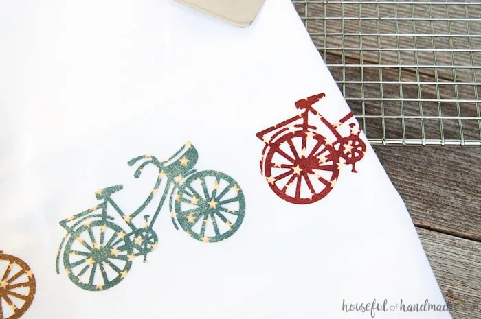 Decorative Summer Tea Towel DIY - Houseful of Handmade