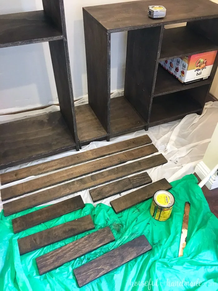 How to Build Wood DIY Closet Shelves, Finishing with Beautiful Stain and  Top Coat